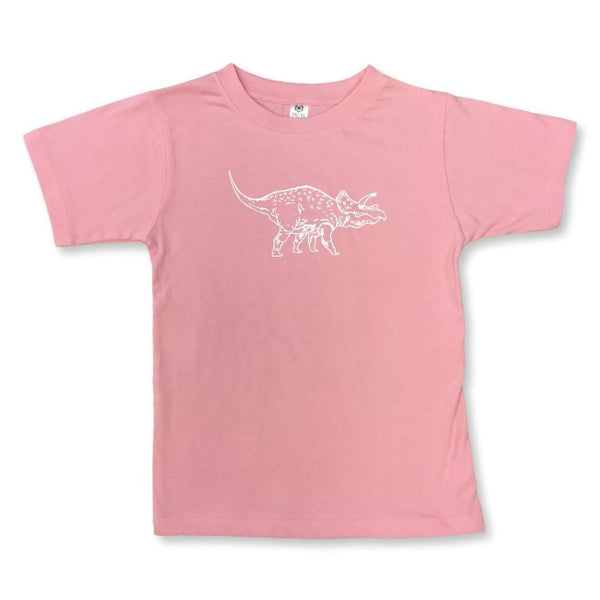 Triceratops Short Sleeve Tee-Honey Bee Tees-Monag